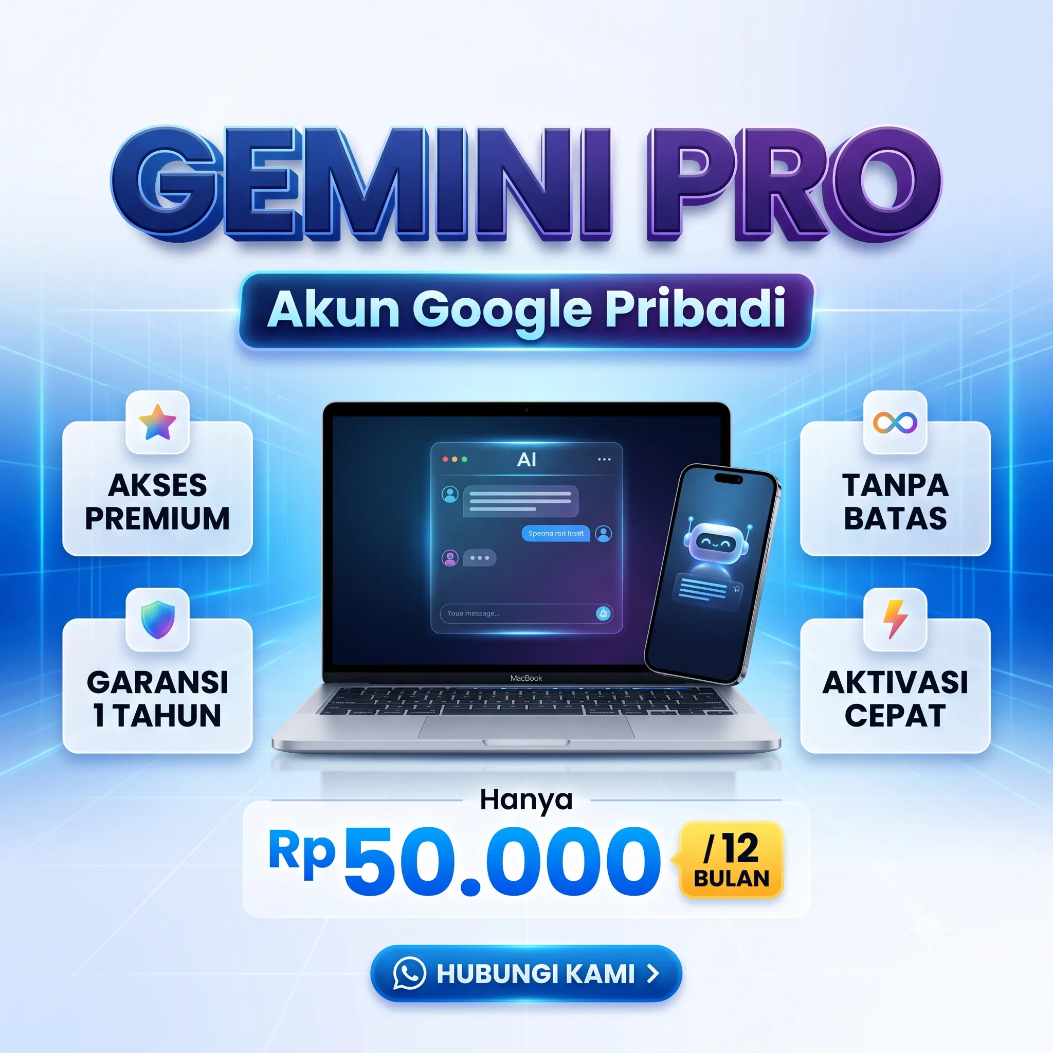 Gemini Pro 12 Bulan